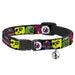 Cat Collar Breakaway - Monsters C U Black Breakaway Cat Collars Buckle-Down   