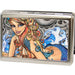 Business Card Holder - LARGE - Earth Wind Flower Water FCG Metal ID Cases Sexy Ink Girls   