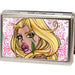 Business Card Holder - LARGE - Cherry FCG Metal ID Cases Sexy Ink Girls   