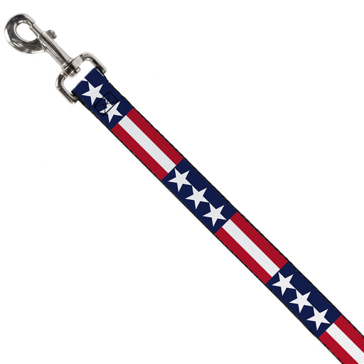 Dog Leash - Americana Stars & Stripes Dog Leashes Buckle-Down   