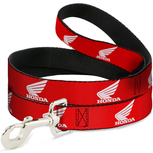 Dog Leash - HONDA Motorcycle Logo Red/White Dog Leashes Honda Motorsports   