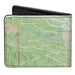 Bi-Fold Wallet - Colorado Vail Mountain Street Map Bi-Fold Wallets Buckle-Down   