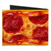 Canvas Bi-Fold Wallet - Pepperoni Pizza w Crust Vivid Canvas Bi-Fold Wallets Buckle-Down   