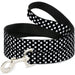Dog Leash - Micro Polka Dots2 Black/White Dog Leashes Buckle-Down   