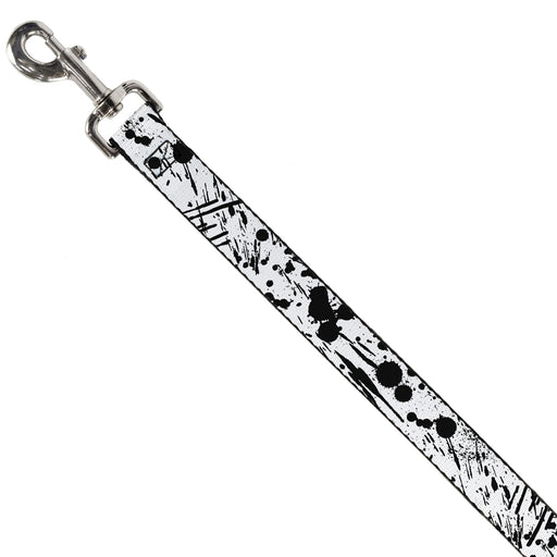 Dog Leash - Splatter White/Black Dog Leashes Buckle-Down   