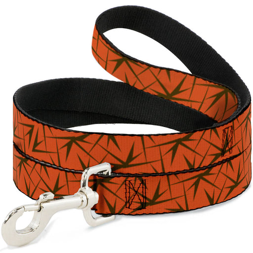 Dog Leash - Spikes Scattered2 Orange/Brown Dog Leashes Buckle-Down   