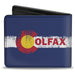 Bi-Fold Wallet - COLFAX Colorado Flag Weathered Bi-Fold Wallets Buckle-Down   