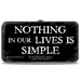 Hinged Wallet - Dean, Sam & Castiel Group + NOTHING IN OUR LIVES IS SIMPLE-SUPERNATURAL Hinged Wallets Supernatural   