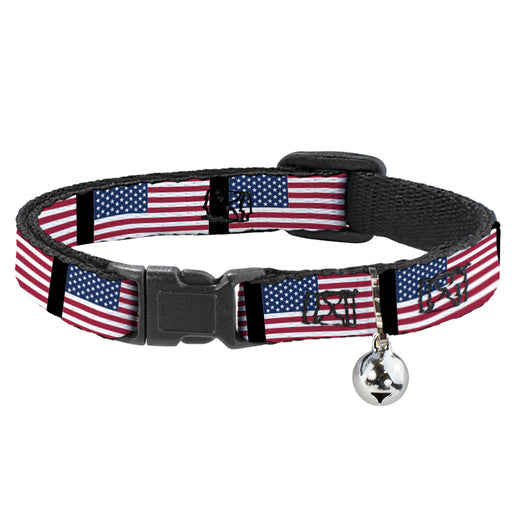 Cat Collar Breakaway - United States Flags Breakaway Cat Collars Buckle-Down   
