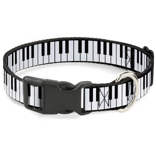 Plastic Clip Collar - Piano Keys Plastic Clip Collars Buckle-Down   