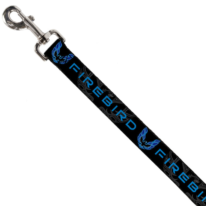 Dog Leash - Pontiac FIREBIRD/Logo Black/Grays/Blues Dog Leashes GM General Motors   