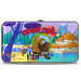Hinged Wallet - THE ANGRY BEAVERS Pose Dam House Hinged Wallets Nickelodeon   