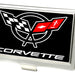 Business Card Holder - SMALL - Corvette FCG Black White Red Business Card Holders GM General Motors   