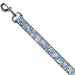 Dog Leash - Rocko & Spunky Scattered Expressions/Triangles Blue/Lavender Dog Leashes Nickelodeon   