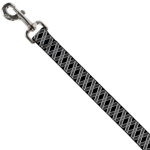 Dog Leash - Zig Zag Black/Gray/White Dog Leashes Buckle-Down   