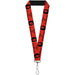Lanyard - 1.0" - Che Red Black Lanyards Buckle-Down   