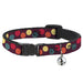 Cat Collar Breakaway - Big Dots Purple Multi Pastel Breakaway Cat Collars Buckle-Down   