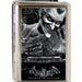 Business Card Holder - LARGE - BATMAN ARKHAM ASYLUM Joker Pose Brushed Silver Metal ID Cases DC Comics   