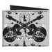 Canvas Bi-Fold Wallet - Electric Guitars Canvas Bi-Fold Wallets Buckle-Down   