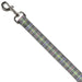 Dog Leash - Plaid Gray/Multi Neon Dog Leashes Buckle-Down   