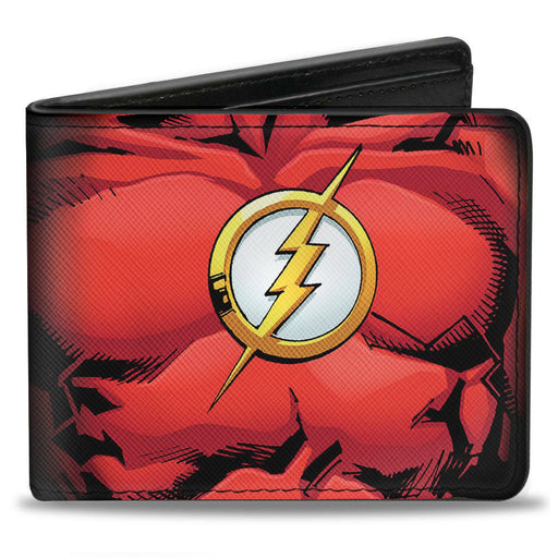 Bi-Fold Wallet - Flash Chest Logo Bi-Fold Wallets DC Comics   