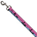 Dog Leash - SUP w/Dog Pink/Blues/Black Dog Leashes Buckle-Down   