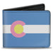 Bi-Fold Wallet - Colorado Flags Pastel Bi-Fold Wallets Buckle-Down   