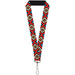 Lanyard - 1.0" - Geometric1 Black Red Tan Brown Baby Blue Lanyards Buckle-Down   