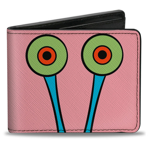 Bi-Fold Wallet - SpongeBob SquarePants Gary the Snail Character Close-Up Pink Bi-Fold Wallets Nickelodeon   