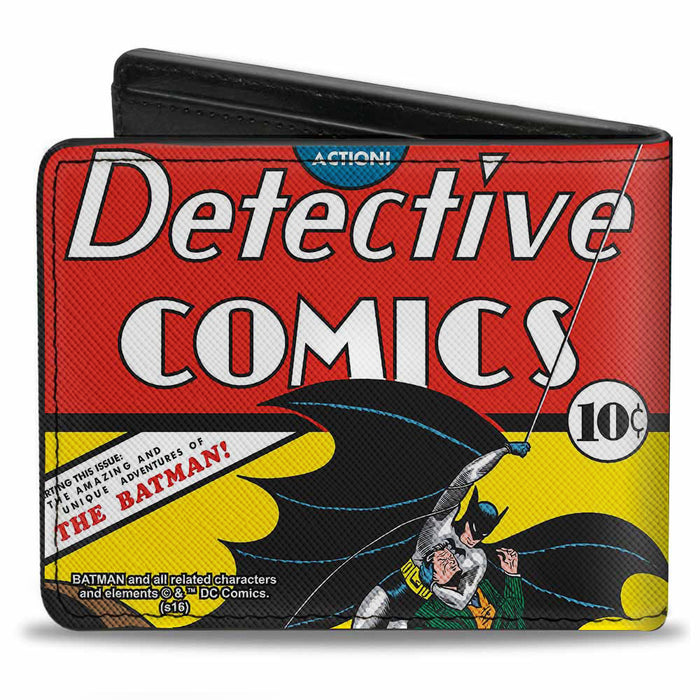 Bi-Fold Wallet - Classic DETECTIVE COMICS Issue #27 First Batman Action Cover Pose Bi-Fold Wallets DC Comics   