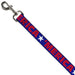 Dog Leash - 'MERICA/Star Blue/Red/White Dog Leashes Buckle-Down   