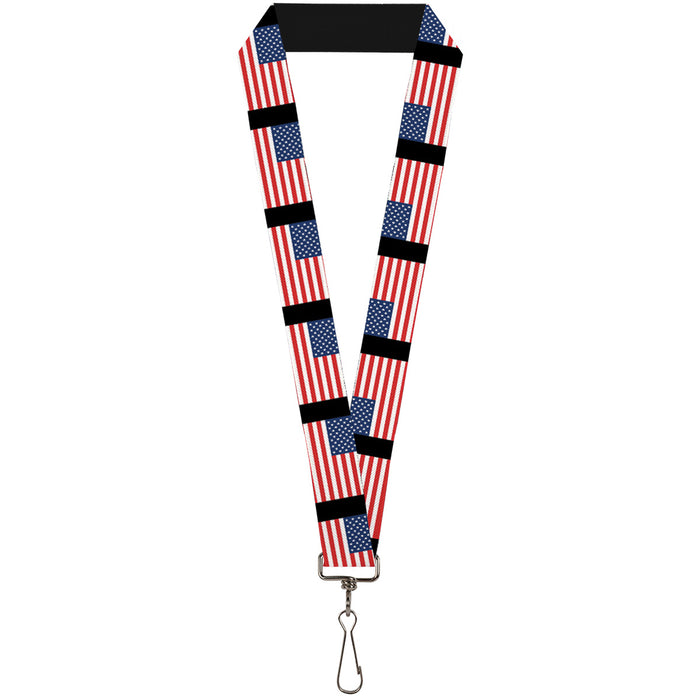 Lanyard - 1.0" - United States Flags Lanyards Buckle-Down   