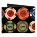 Canvas Bi-Fold Wallet - Poker Chips 1 Canvas Bi-Fold Wallets Buckle-Down   