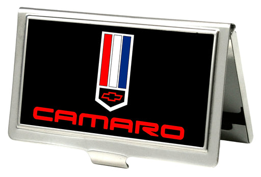 Business Card Holder - SMALL - Camaro Badge FCG Black Red White Blue Business Card Holders GM General Motors   