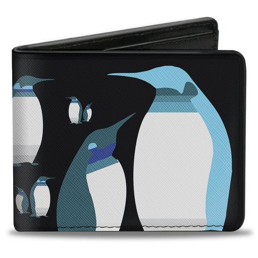 Bi-Fold Wallet - Emperor Penguins Gray Blues Bi-Fold Wallets Buckle-Down   