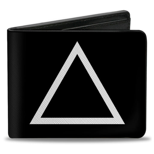 Bi-Fold Wallet - Shape Triangle Black White Bi-Fold Wallets Buckle-Down   
