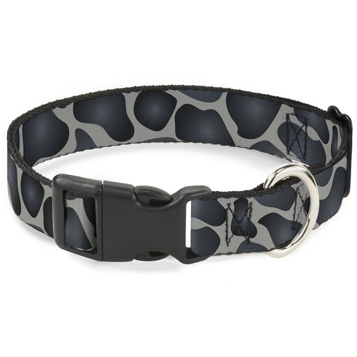 Plastic Clip Collar - Giraffe Spots Gray/Charcoal Plastic Clip Collars Buckle-Down   