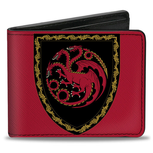 Bi-Fold Wallet - House of the Dragon Title Logo Red Black Yellow Bi-Fold Wallets House of the Dragon   