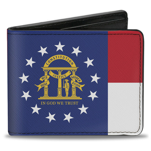 Bi-Fold Wallet - Georgia Flag Bi-Fold Wallets Buckle-Down   