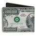 Bi-Fold Wallet - 1 Million Dollar Bill Bi-Fold Wallets Buckle-Down   