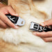 Plymouth GTX Emblem Full Color Black/Silver Fade/White Seatbelt Buckle Collar - Plymouth GTX Emblem Black/Silver Fade/White Seatbelt Buckle Collars Dodge   