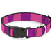 Plastic Clip Collar - Cheshire Cat Stripe Pink/Purple Plastic Clip Collars Disney   