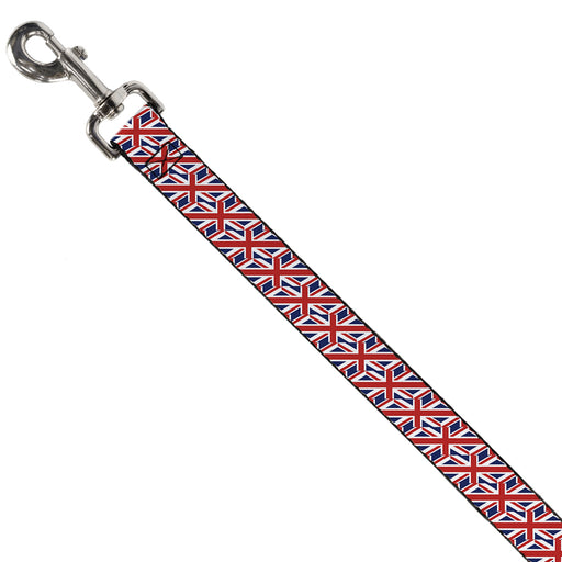 Dog Leash - United Kingdom Flags Diagonal Dog Leashes Buckle-Down   