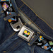 Arnold Pose Full Color Black Seatbelt Belt - Hey Arnold Class Pix/Quotes ARNOLD/GERALD/HELGA Webbing Seatbelt Belts Nickelodeon   