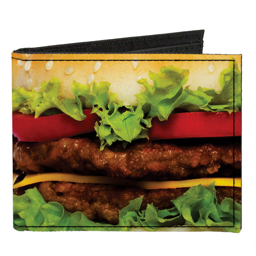 Canvas Bi-Fold Wallet - Hamburger Vivid Canvas Bi-Fold Wallets Buckle-Down   