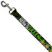 Dog Leash - Classic TMNT Group Pose6/KEEPING IT LEAN, MEAN & GREEN Black/Green/White Dog Leashes Nickelodeon   