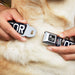 Dog Bone Seatbelt Buckle Collar - VOTE FOR BACON Black/White/Bacon Seatbelt Buckle Collars Buckle-Down   