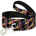 Dog Leash - Plaid Black/Yellow/Red/Blue/Orange Dog Leashes Buckle-Down   