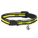 Cat Collar Breakaway - Stripes Light Yellow Navy Yellow Breakaway Cat Collars Buckle-Down   