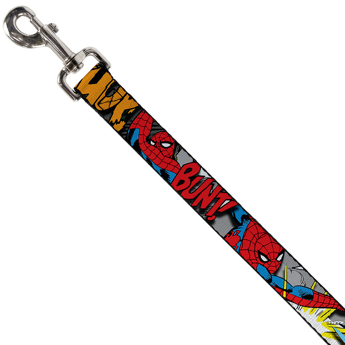 Dog Leash - Spider-Man w/Action Verbiage Dog Leashes Marvel Comics   
